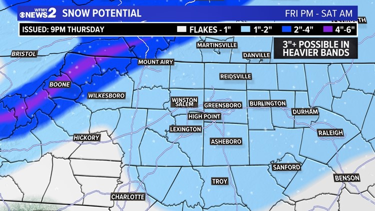 Snow returns Friday night: Timing, how much, what to expect