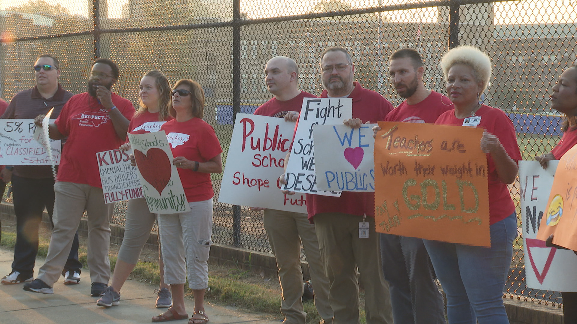 A group of Guilford County teachers are calling on lawmakers to finalize the state budget that's at least 90 days overdue.