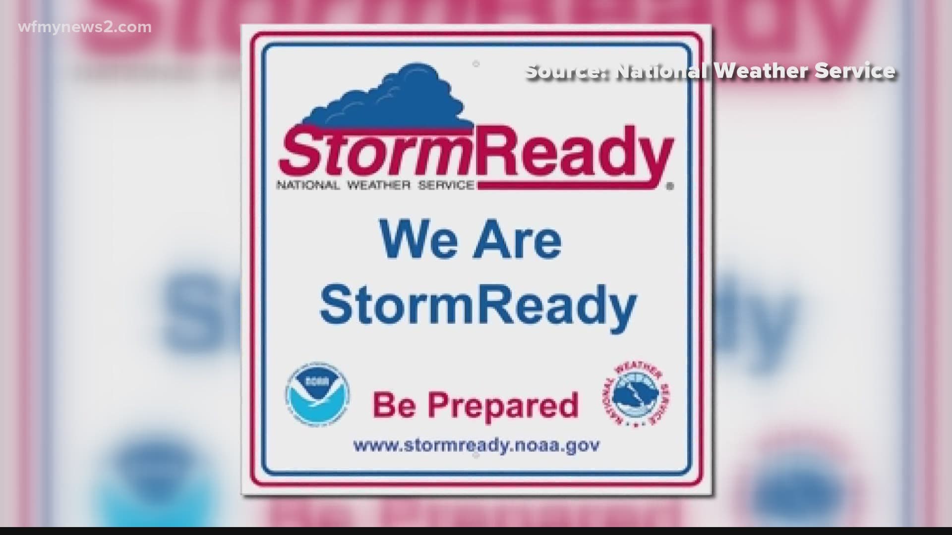 The county was named stormready thanks to their work in the community when storms strike.