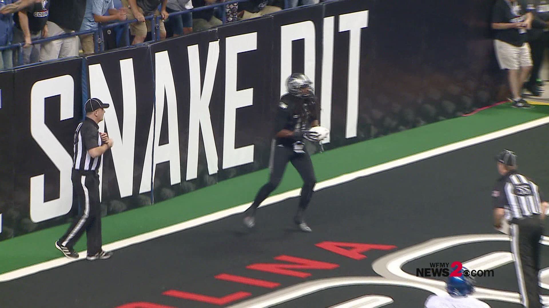 The Carolina Cobras are the 2018 National Arena League champions after defeating the Columbus Lions 66-8 at the Greensboro Coliseum.