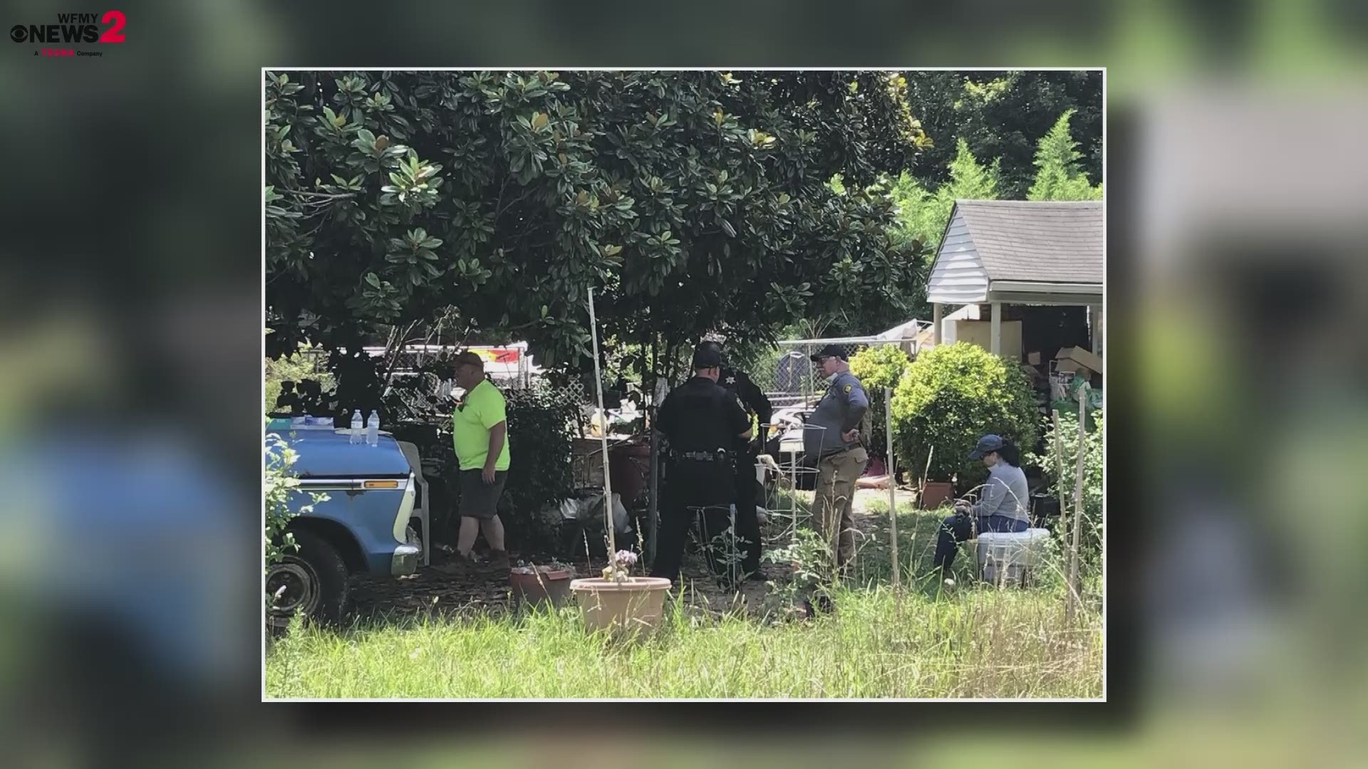 The Forsyth County Sheriff's Office executed a search warrant at the house for animal control violations.