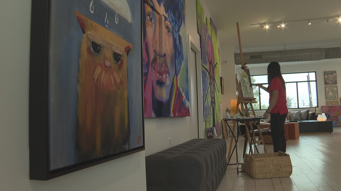Young artist debuts her art at High Point Furniture Market - Vimarsana News