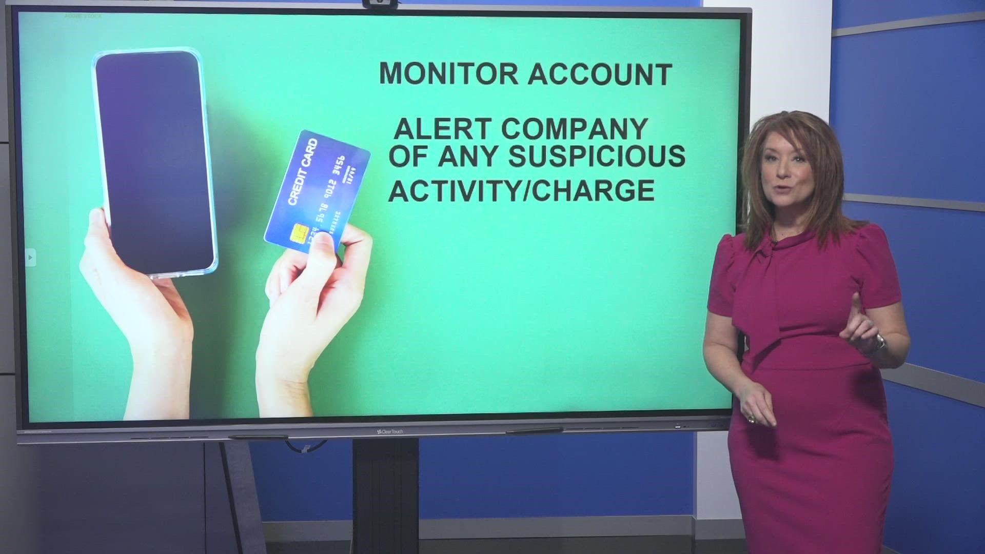 Monitor your account weekly, set up alerts and call your bank immediately if you see something strange.