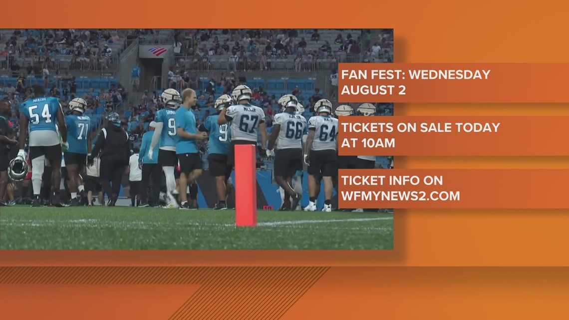 Tickets on sale Wednesday for annual Carolina Panthers 'Fan Fest'