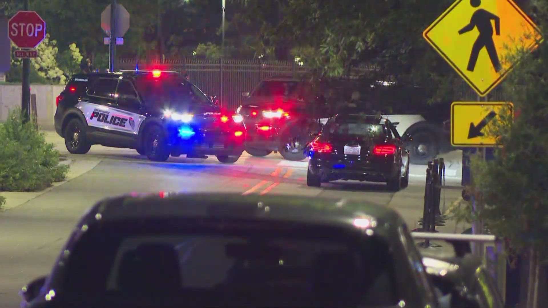 Officers said they responded to the park after 9 p.m.