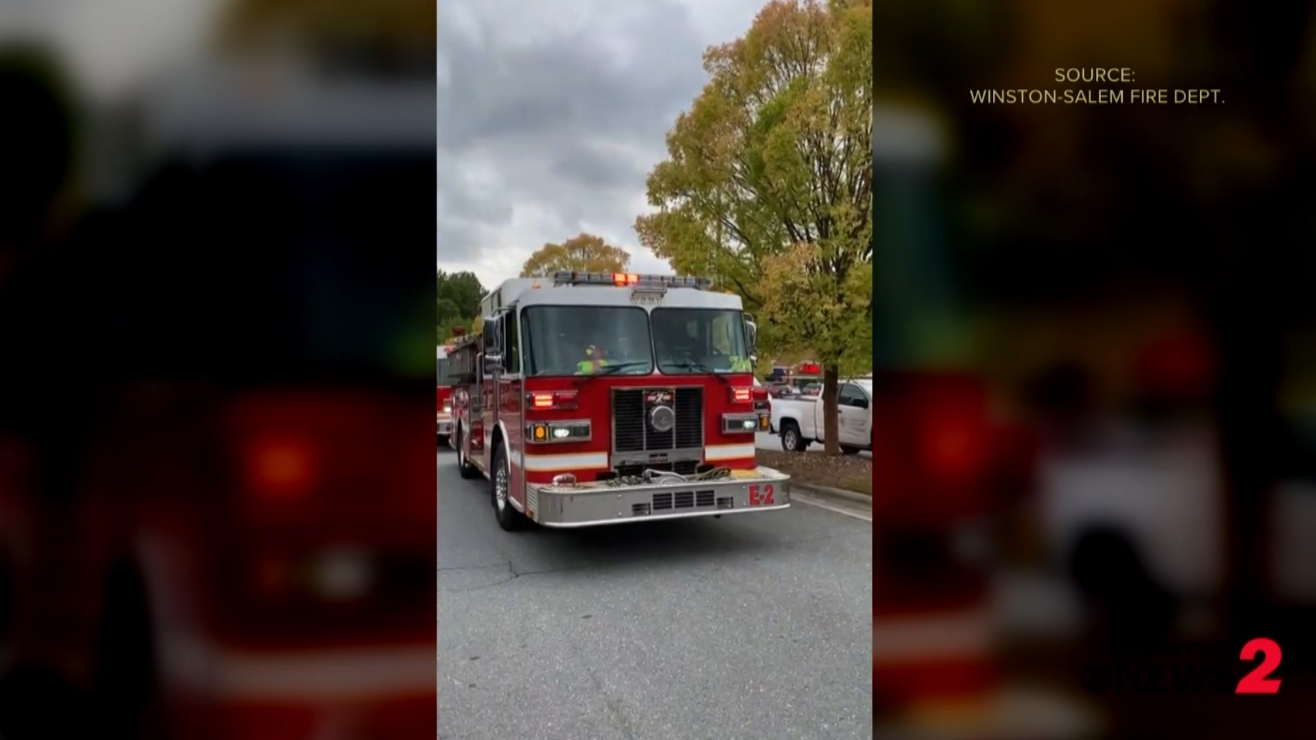 The Winston-Salem Fire Department released this video on their X account.