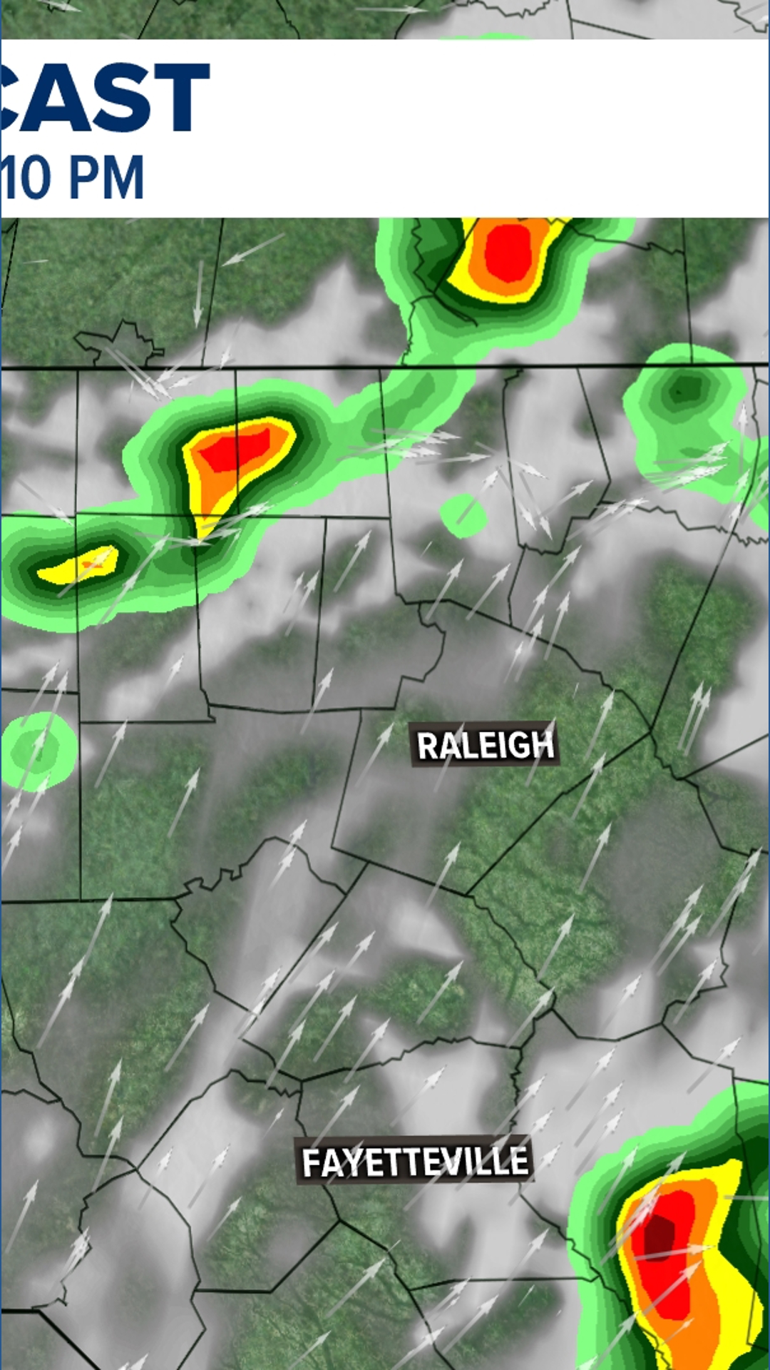 Storms could be strong or severe late Monday night in the Triad ...