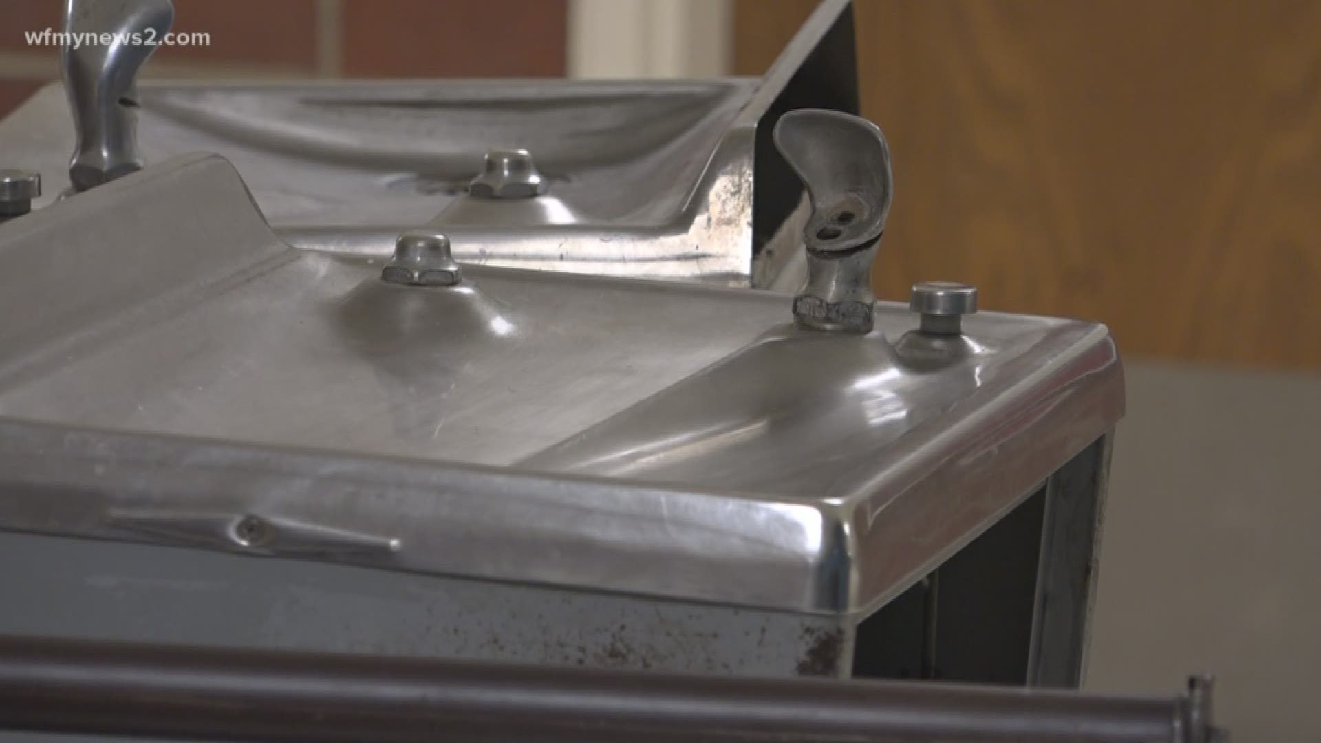 Guilford County Schools are replacing some of the water fountains that potentially have lead in them and they're also taking inventory of the rest of the fixtures across the district.