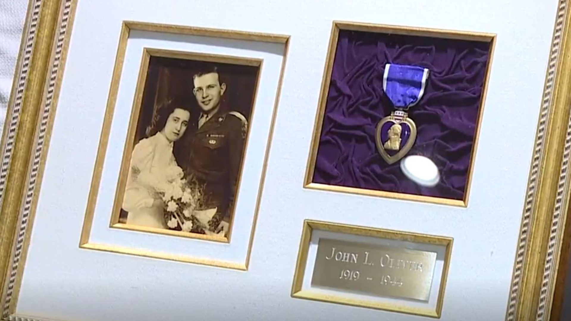 An Indiana man has a mission to return a Purple Heart back to the family of John Oliver. Ron Patterson says a friend got the plaque during an estate sale.