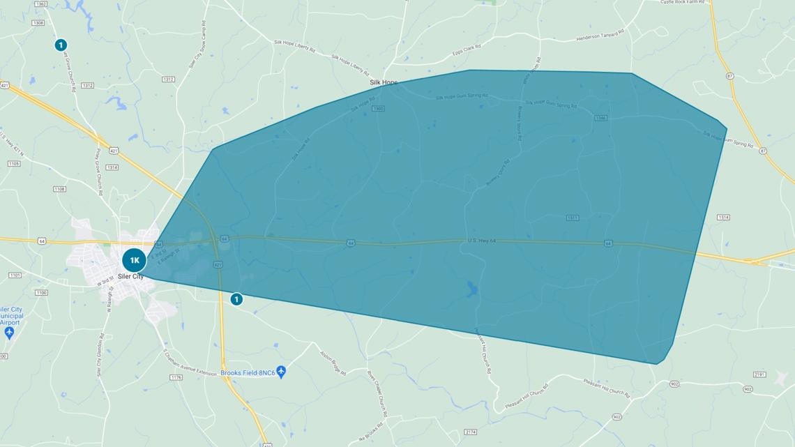 Thousands in the dark in Siler City