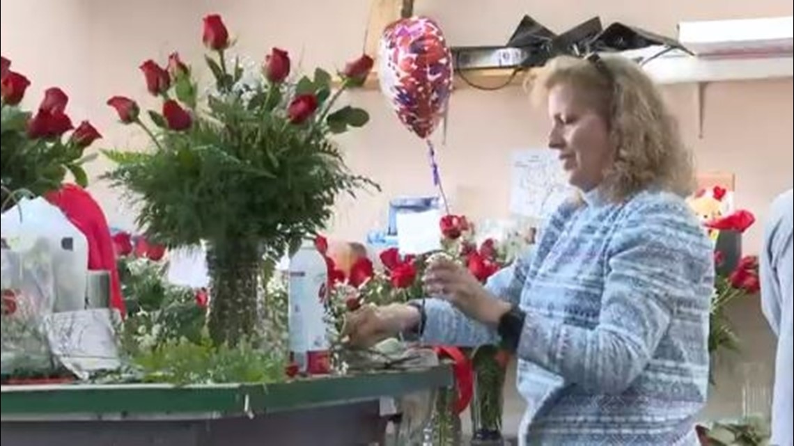 Local florist shows just how big Valentine's Day is for thm - Vimarsana News