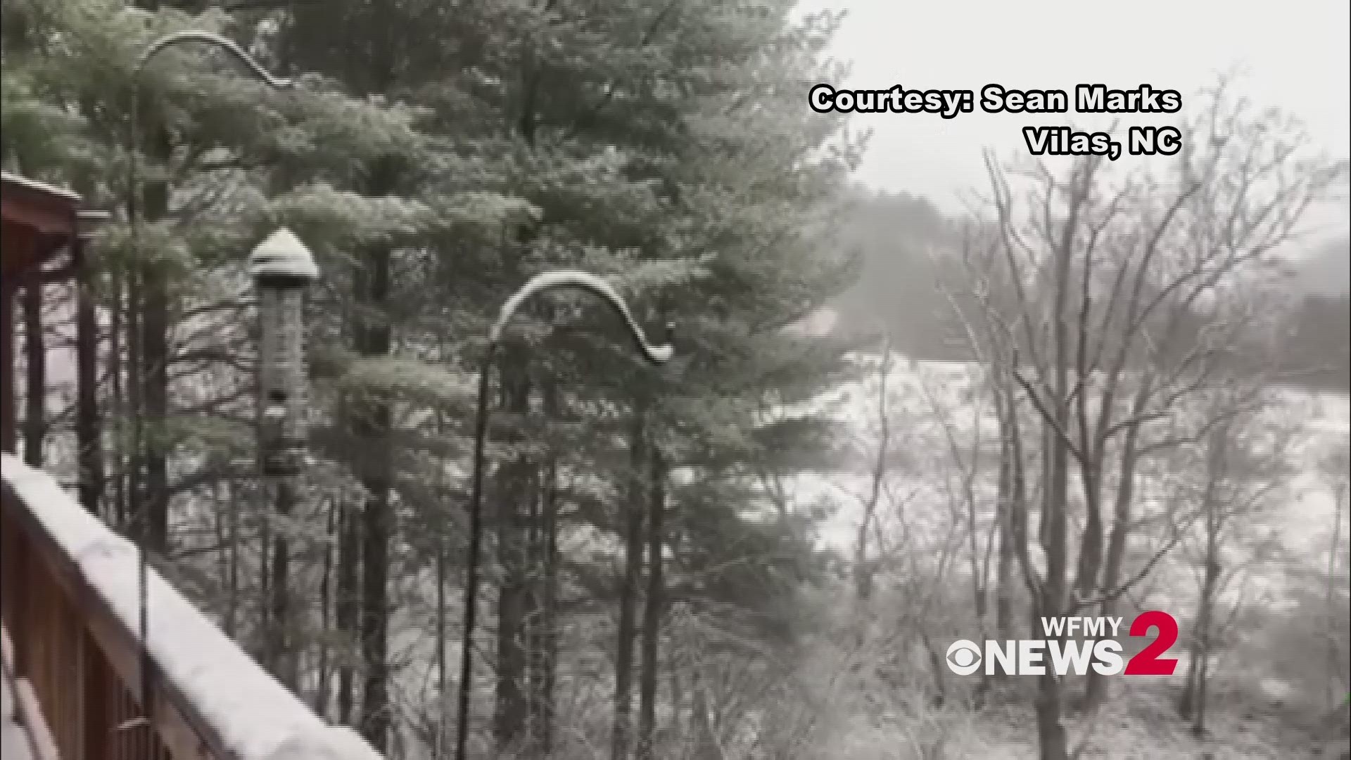 SNOW-O-M-G! It's looking like a winter wonderland around Boone! This video was taken in Vilas, NC.