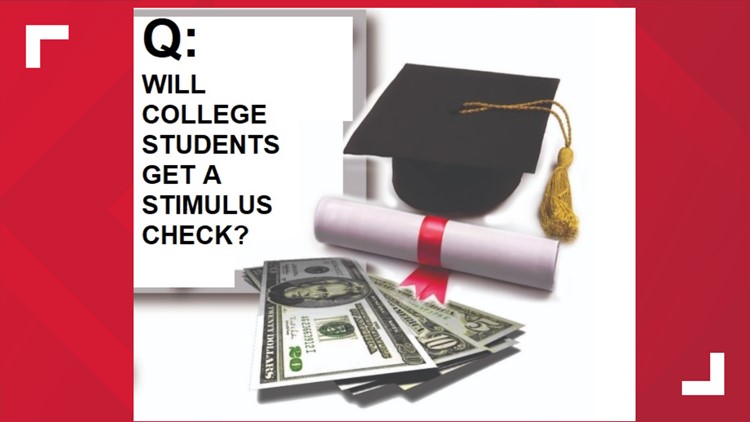 Stimulus checks even if you owe taxes, not most college ...