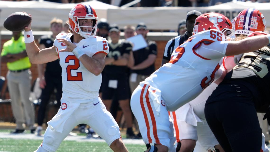 Clemson Dominates Wake Forest Behind Cade Klubnik, Phil Mafah ...