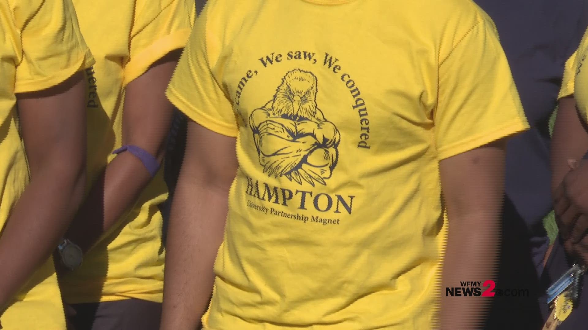 Dozens of Hampton Elementary teachers, staff, and students came together one last time to say goodbye to a very special place. On April 15, 2018 the school was one of two others devasted by a tornado. Since then students have been going to other schools.