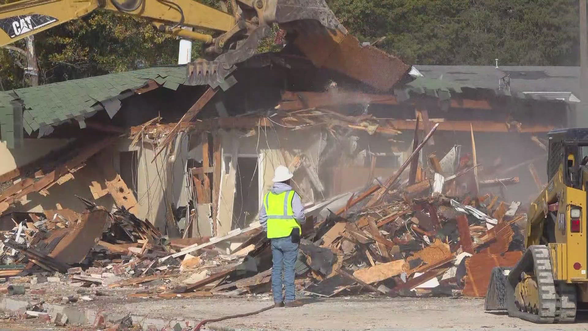 Nearby residents share their feelings about tearing the building down. 