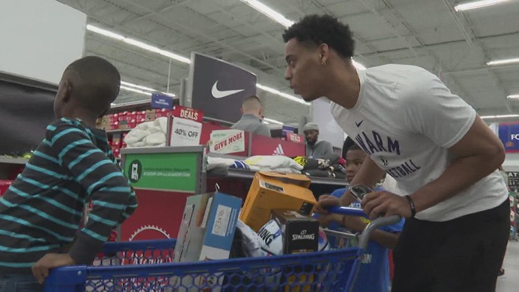 Greensboro Swarm partner with Academy Sports to give shopping spree to local children