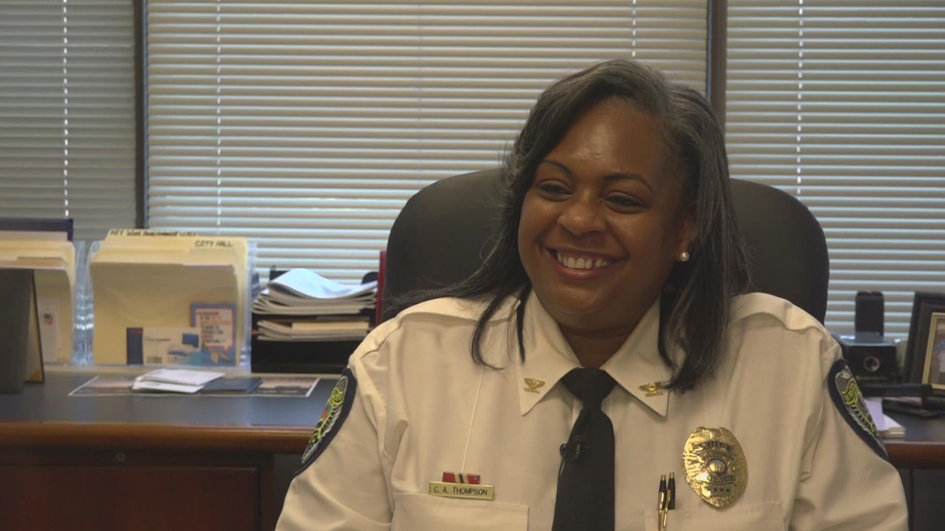 Chief Catrina Thompson announced she will leave the department at the end of 2022.