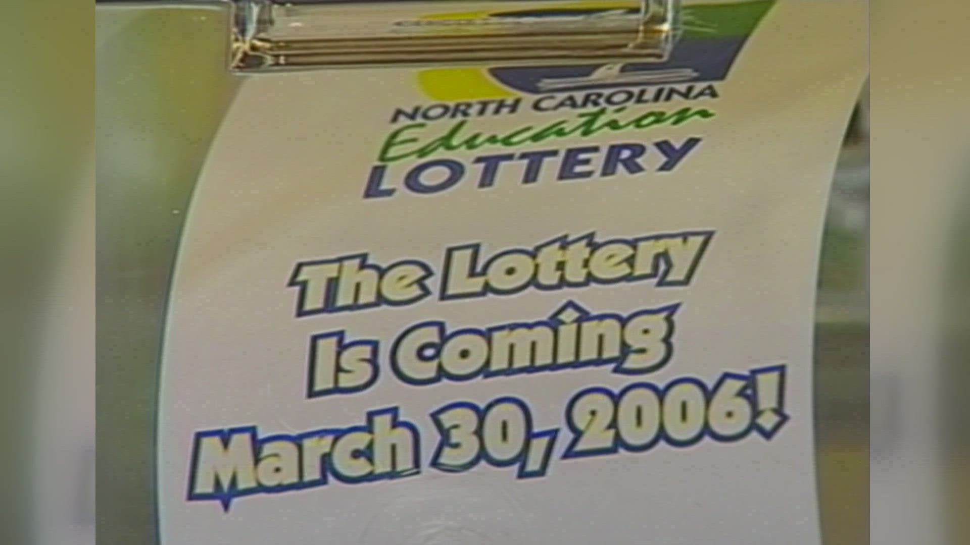 On March 29, 2006, people were preparing for the launch of the NC Education Lottery.
