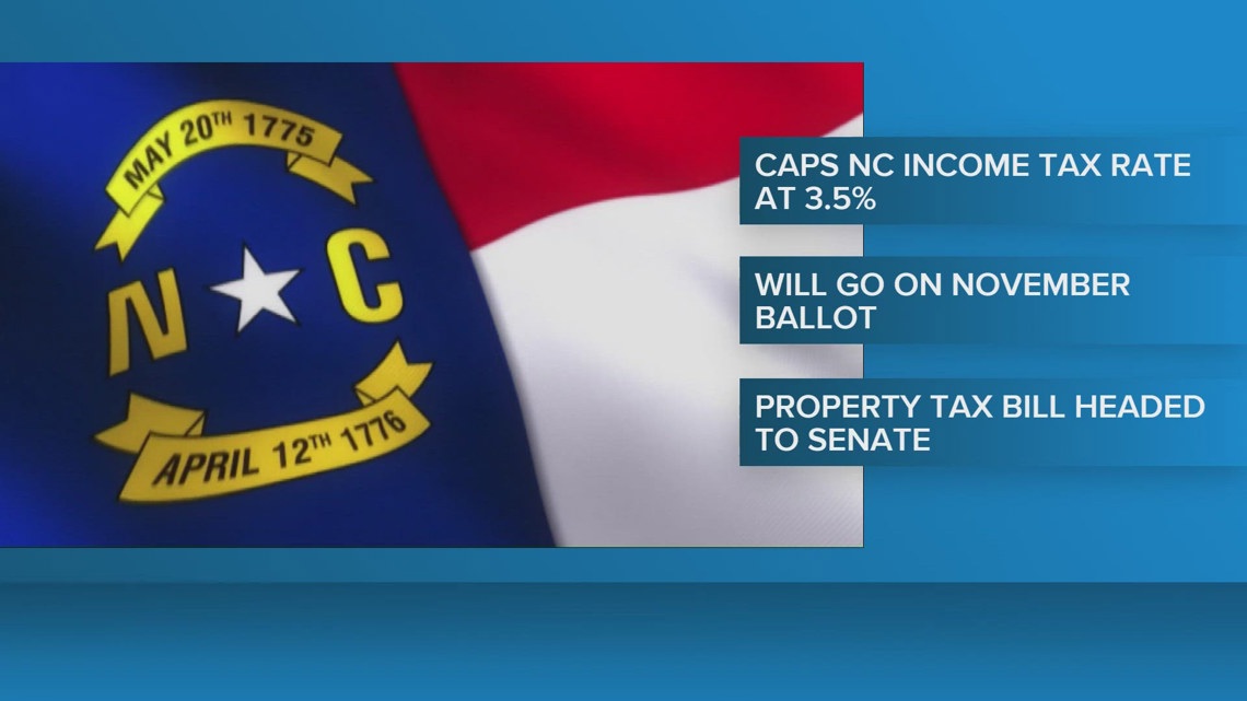 NC House passes income tax cap amendment bill | wfmynews2.com