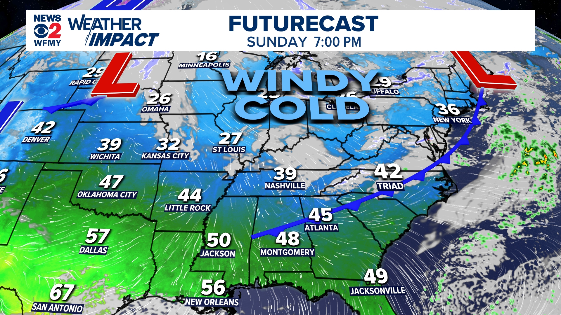 Another shot of cold air is on the way for the Triad.