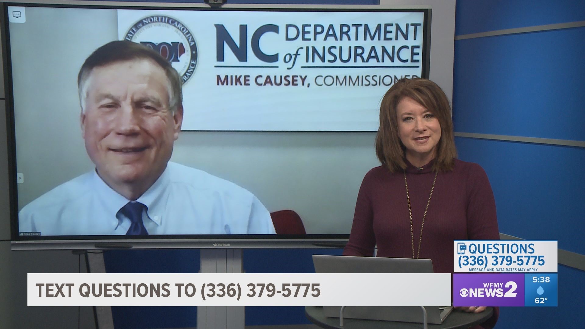 North Carolina Department of Insurance Commissioner Mike Causey answers your questions.