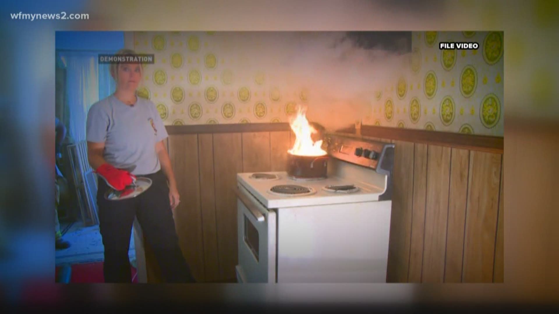 Cooking is the number one cause of home fires and home injuries.