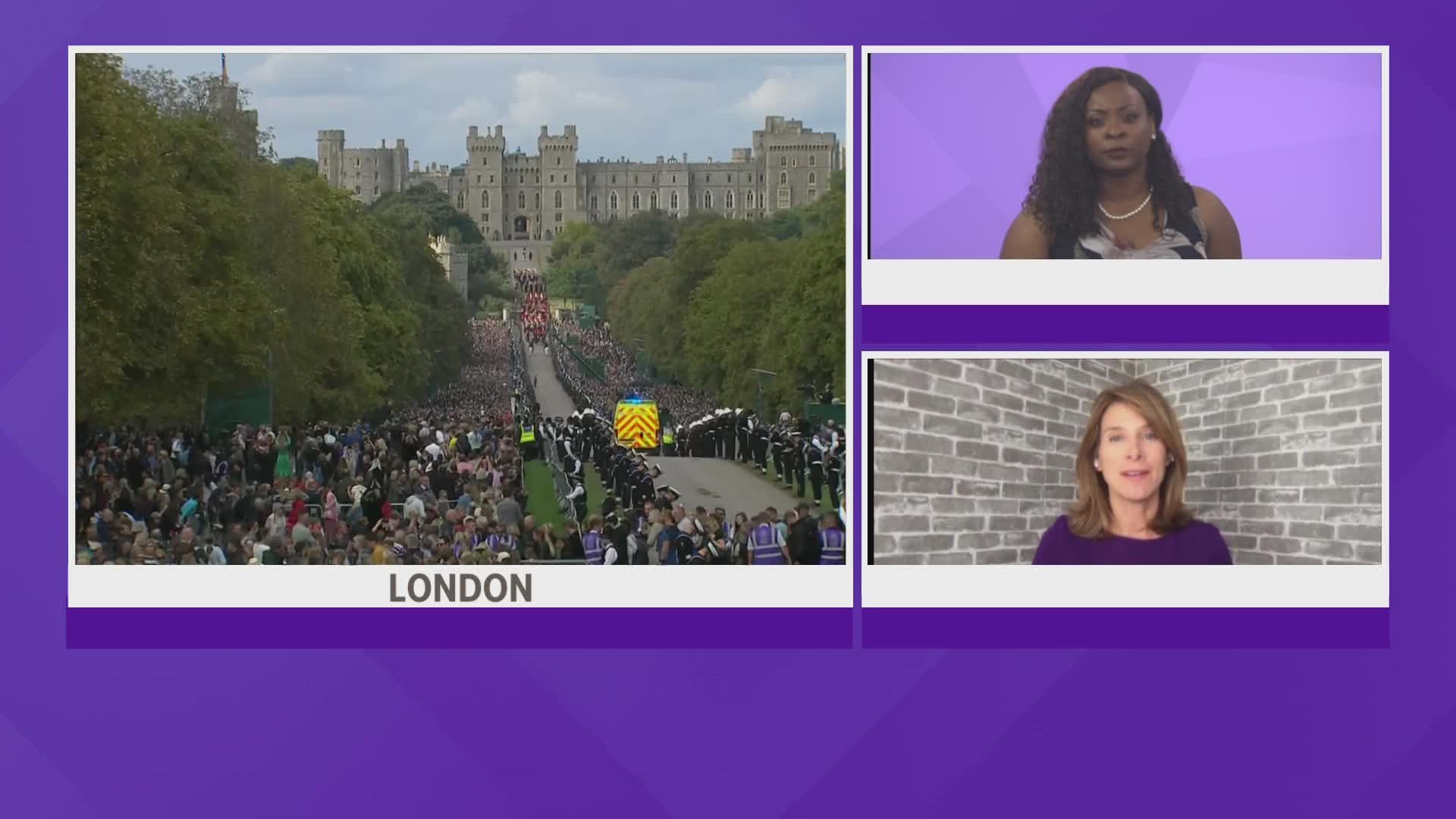 Thousands have gathered to mourn Queen Elizabeth II together. Some joined public viewings in the UK, others watch parties in the U.S.