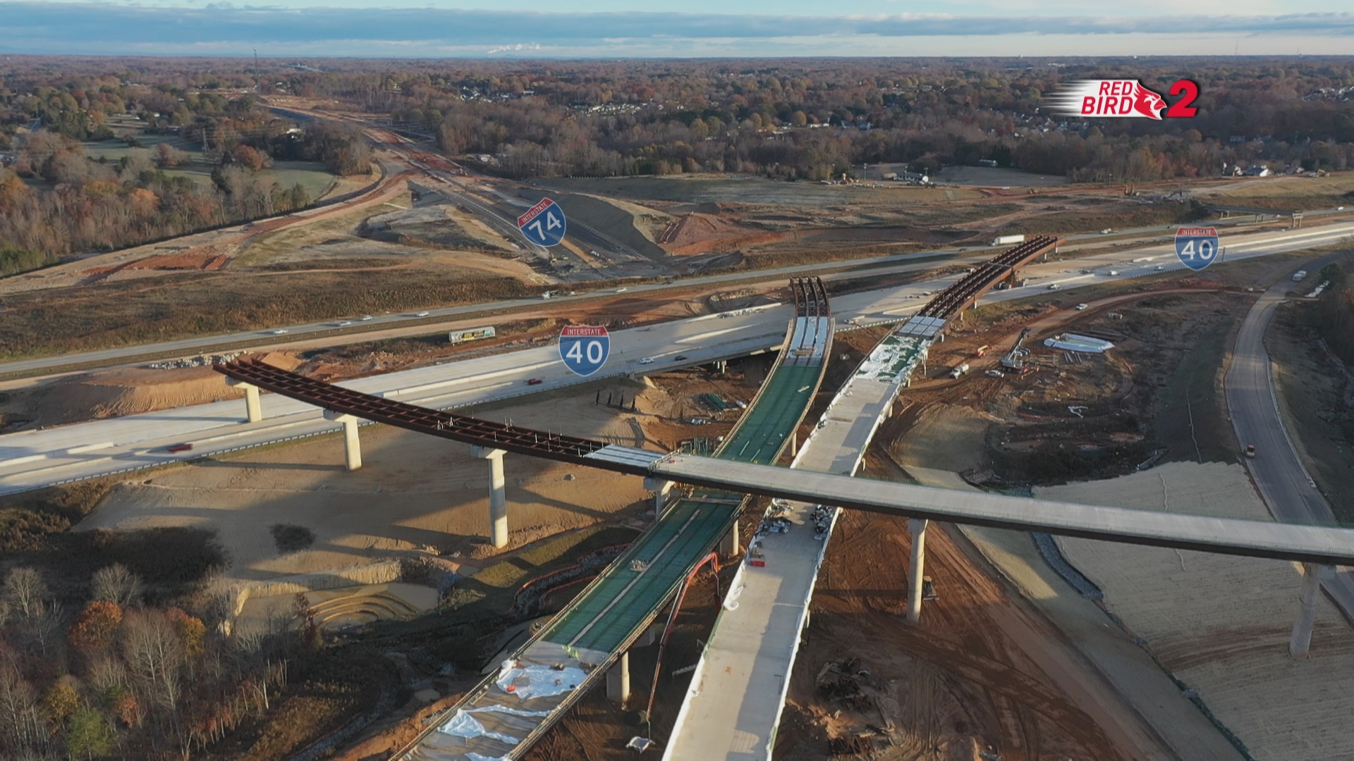 The NC DOT is working on I-74 which will connect I-40, 421 and Highway 52.