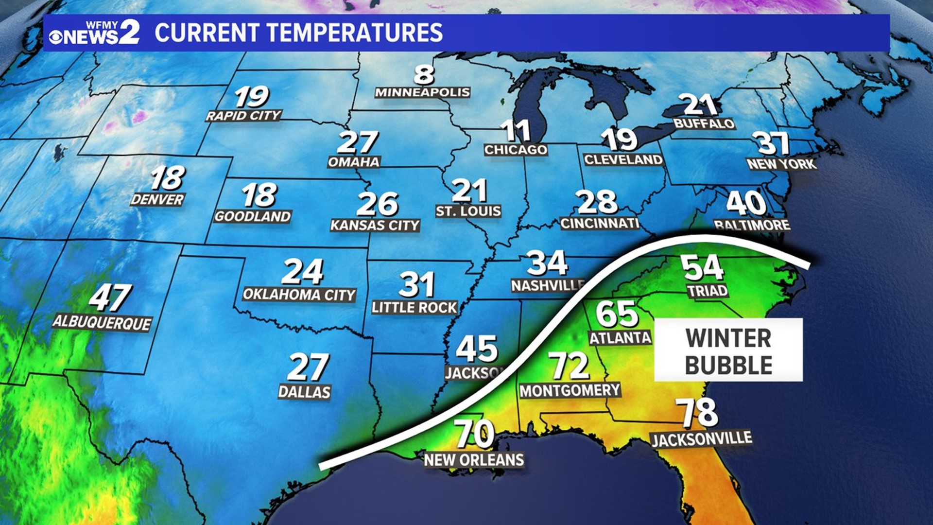 Why no snow in North Carolina? Blame the 'winter bubble'