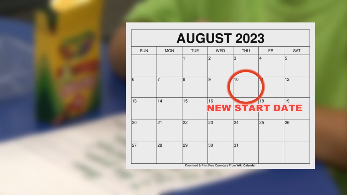 NC lawmakers looking to change 20232024 school start dates