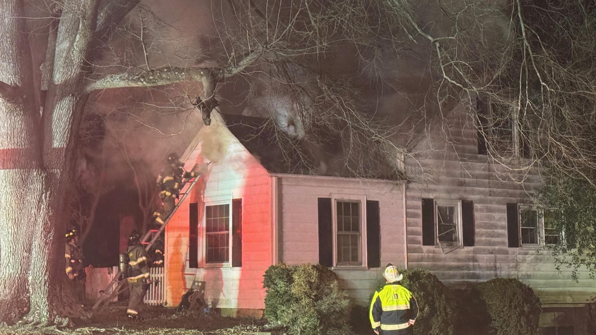 Early morning house fire | Lexington, NC | wfmynews2.com
