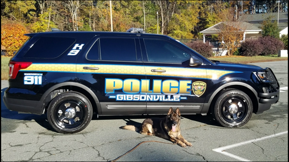 Gibsonville and Elon Police K9 dies