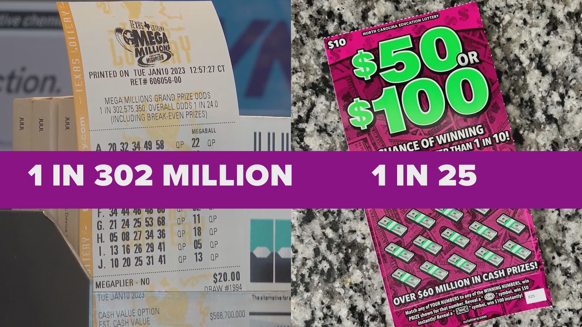 All eyes are on the $1.1 billion Mega Millions drawing. You can play other games with better odds that still have a huge prize.