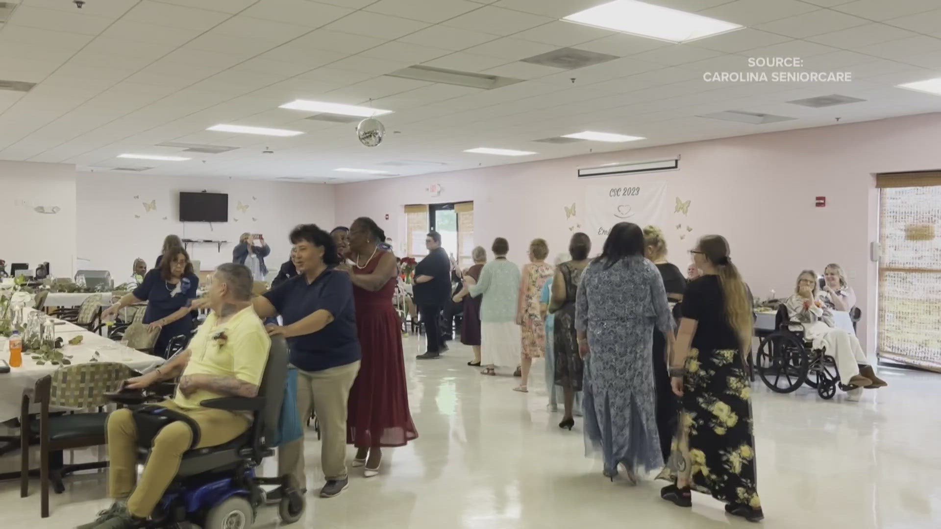 Carolina SeniorCare of Lexington held a senior prom for it’s residents.