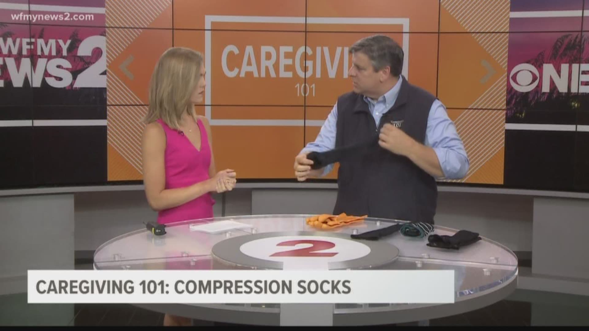 Scott Silknitter is in studio to break down what compression socks are and how to put them on.