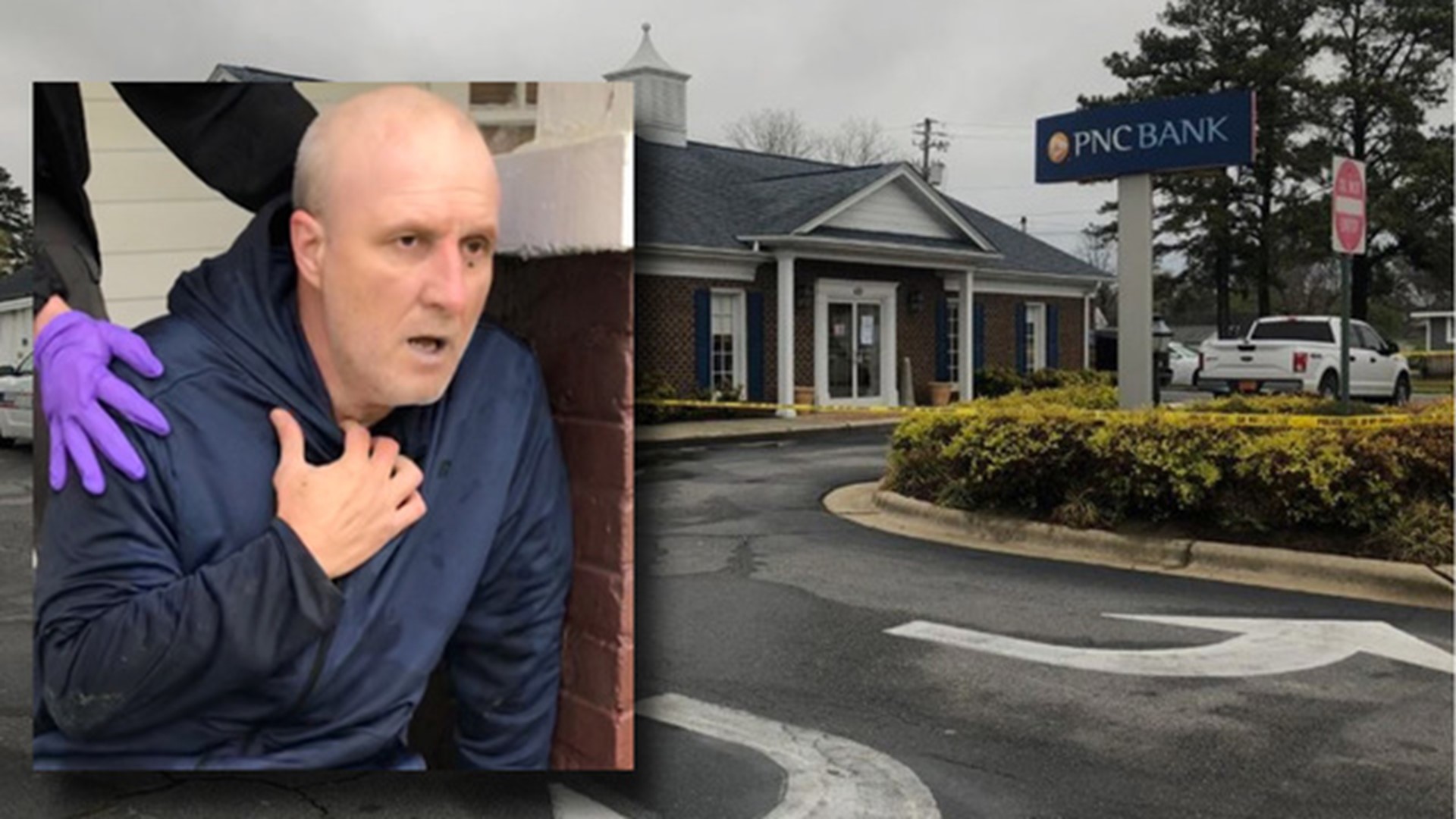 Accused NC Bank Robber Caught in SC After Being Released From Hospital
