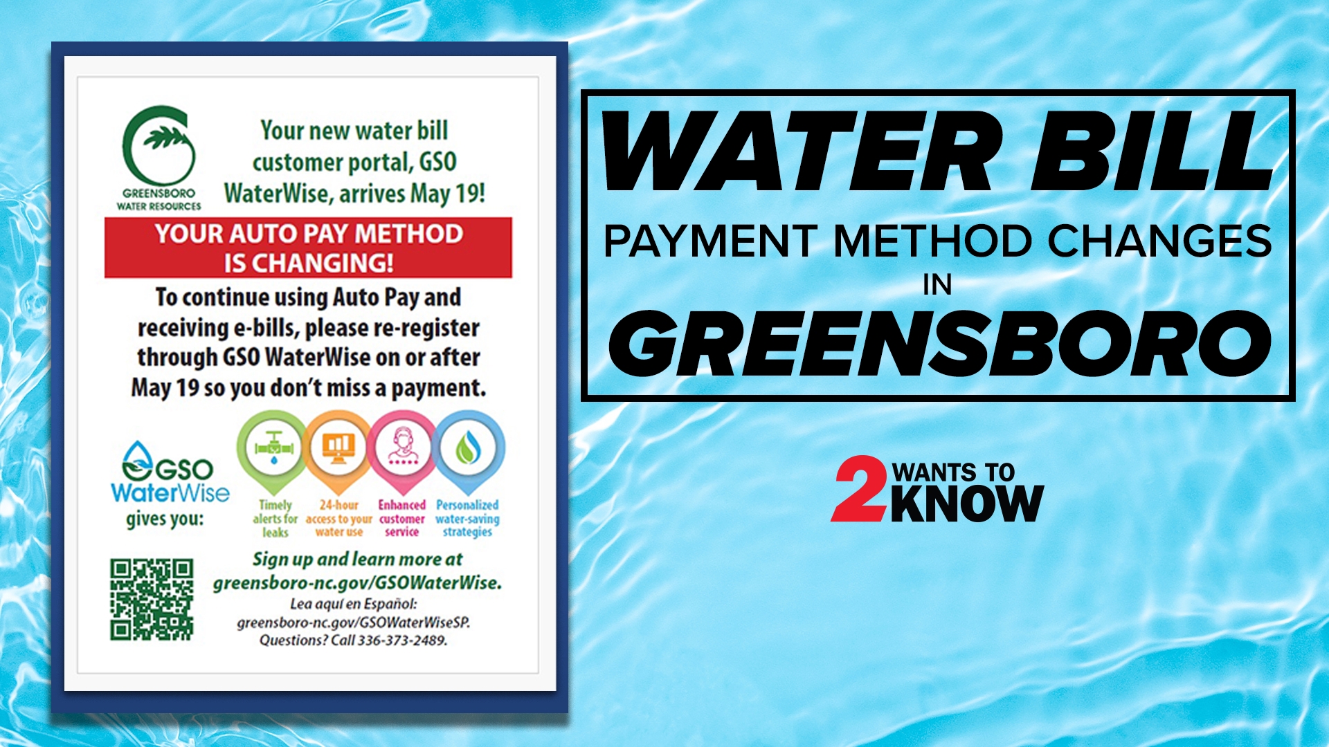 If you don't create a new account, you will get a paper bill, and your auto-payments will not continue.