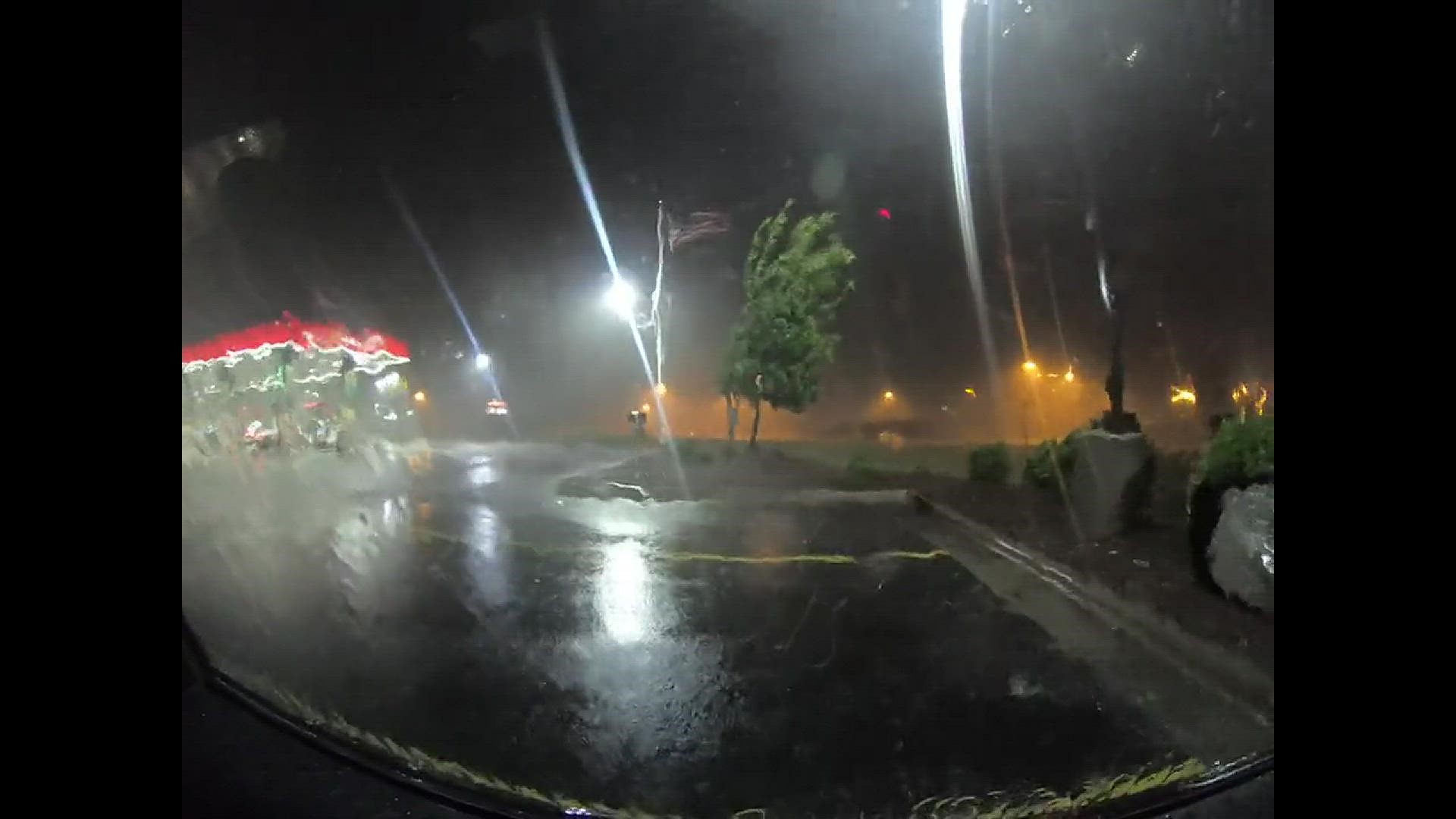 Deniro McKnight shared this video of the hail coming down in Randleman.