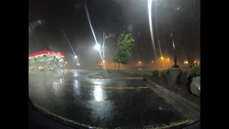 Top hail and lightning videos from Thursday night's storms