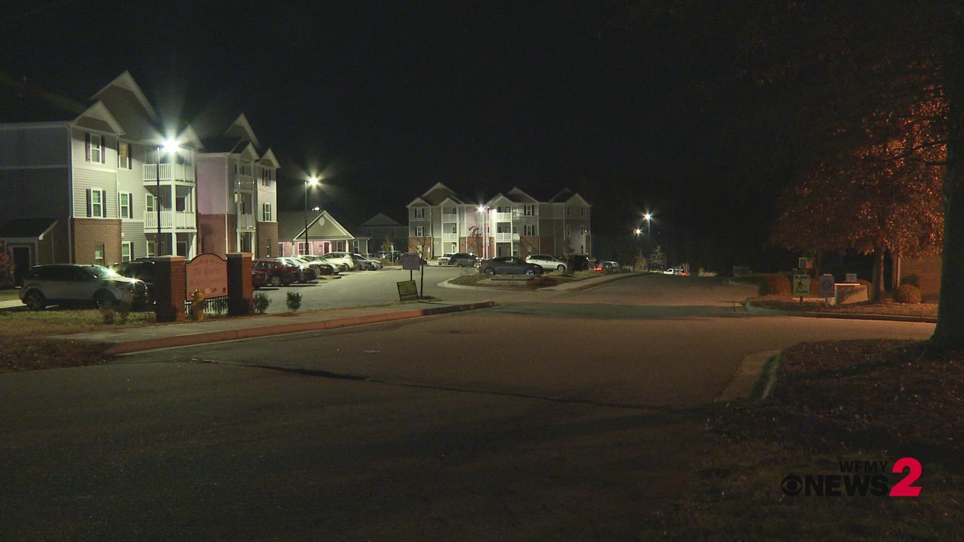 Forsyth County deputies are investigating a shooting on the 1600 block of Hartman Plaza.