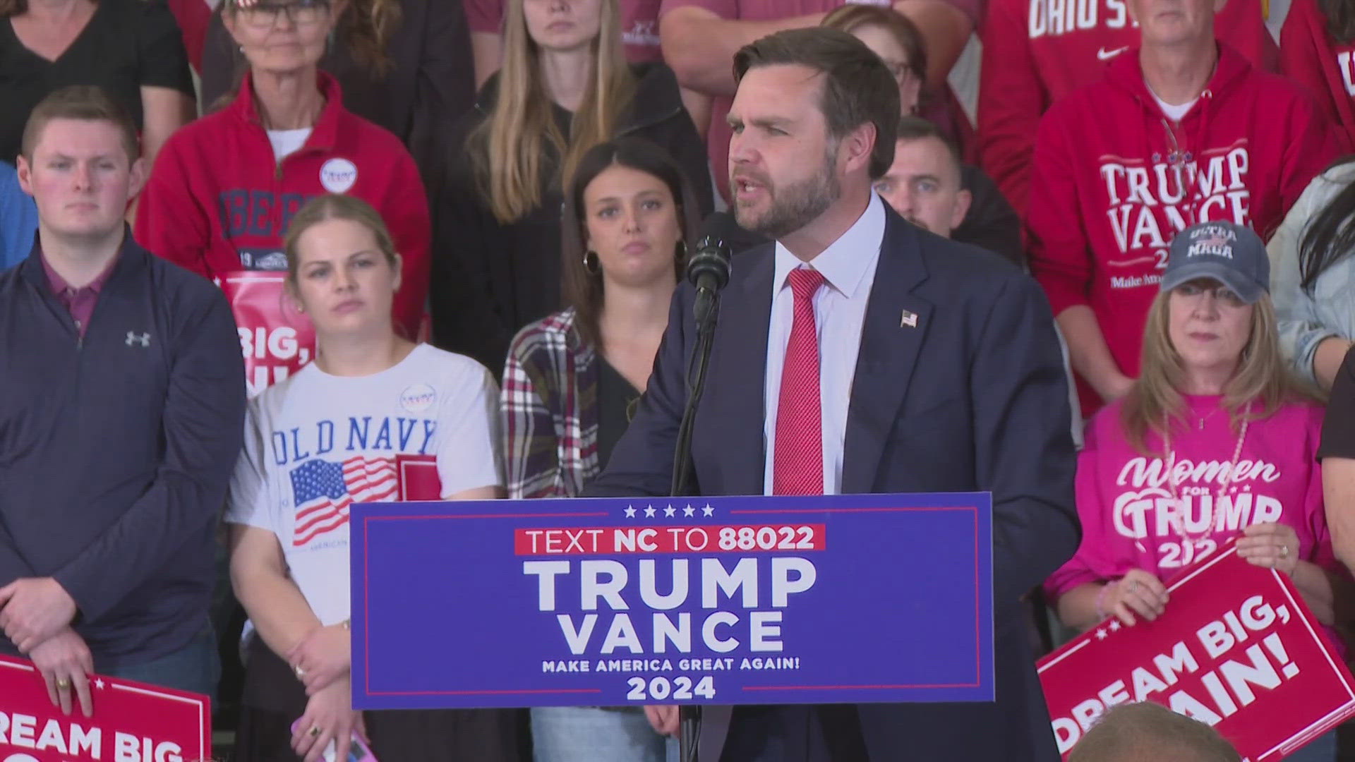 Donald Trump appeared in Gastonia and Greensboro for rallies on Saturday.