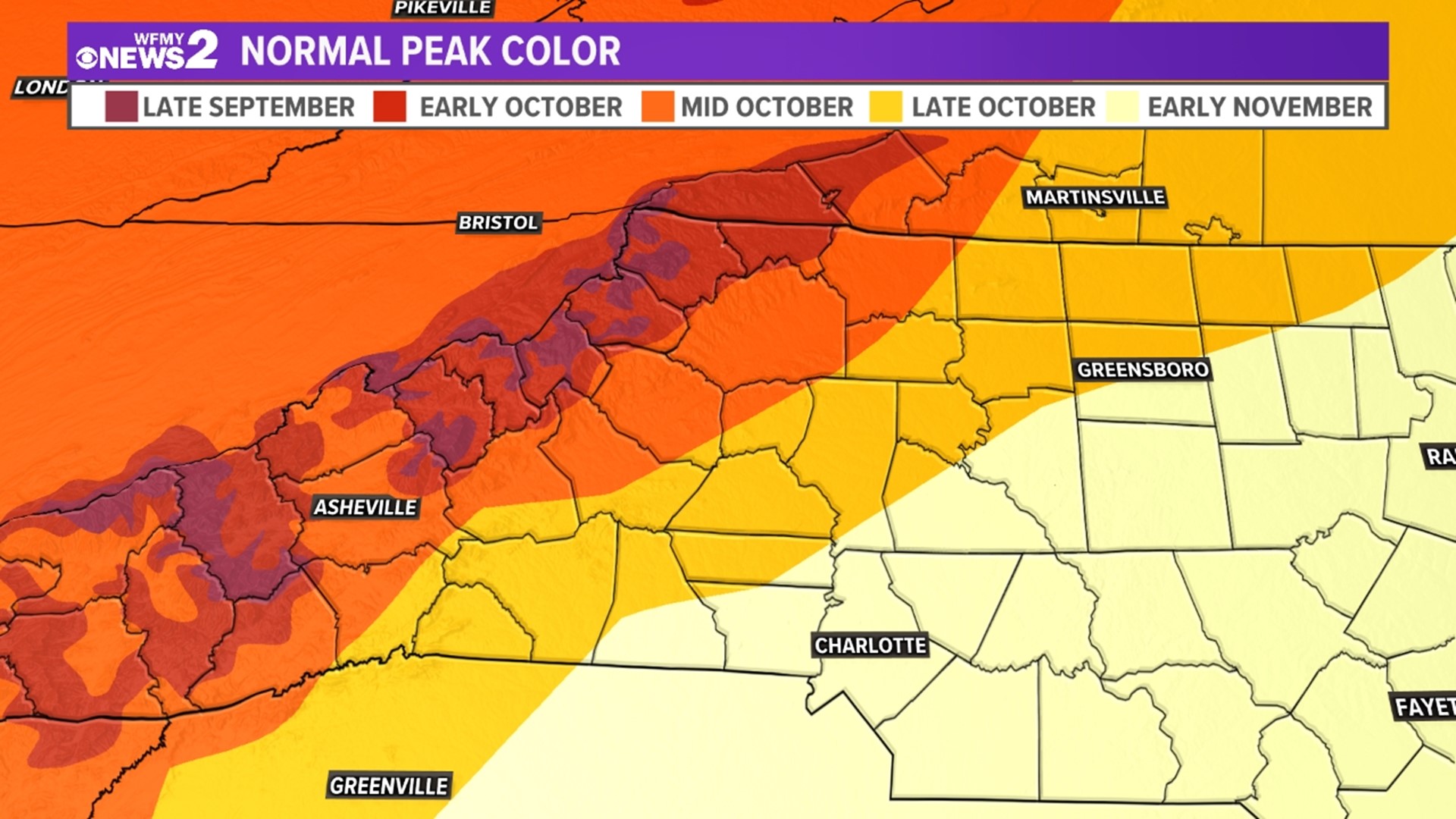 When does fall start in North Carolina? 2022 fall guide