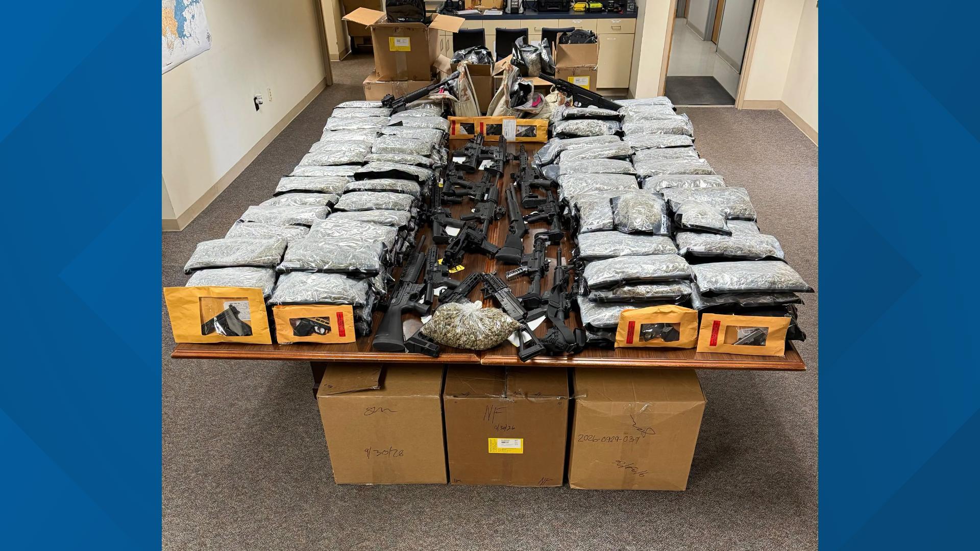 Two men arrested after Greensboro police seize 210 pounds of marijuana ...