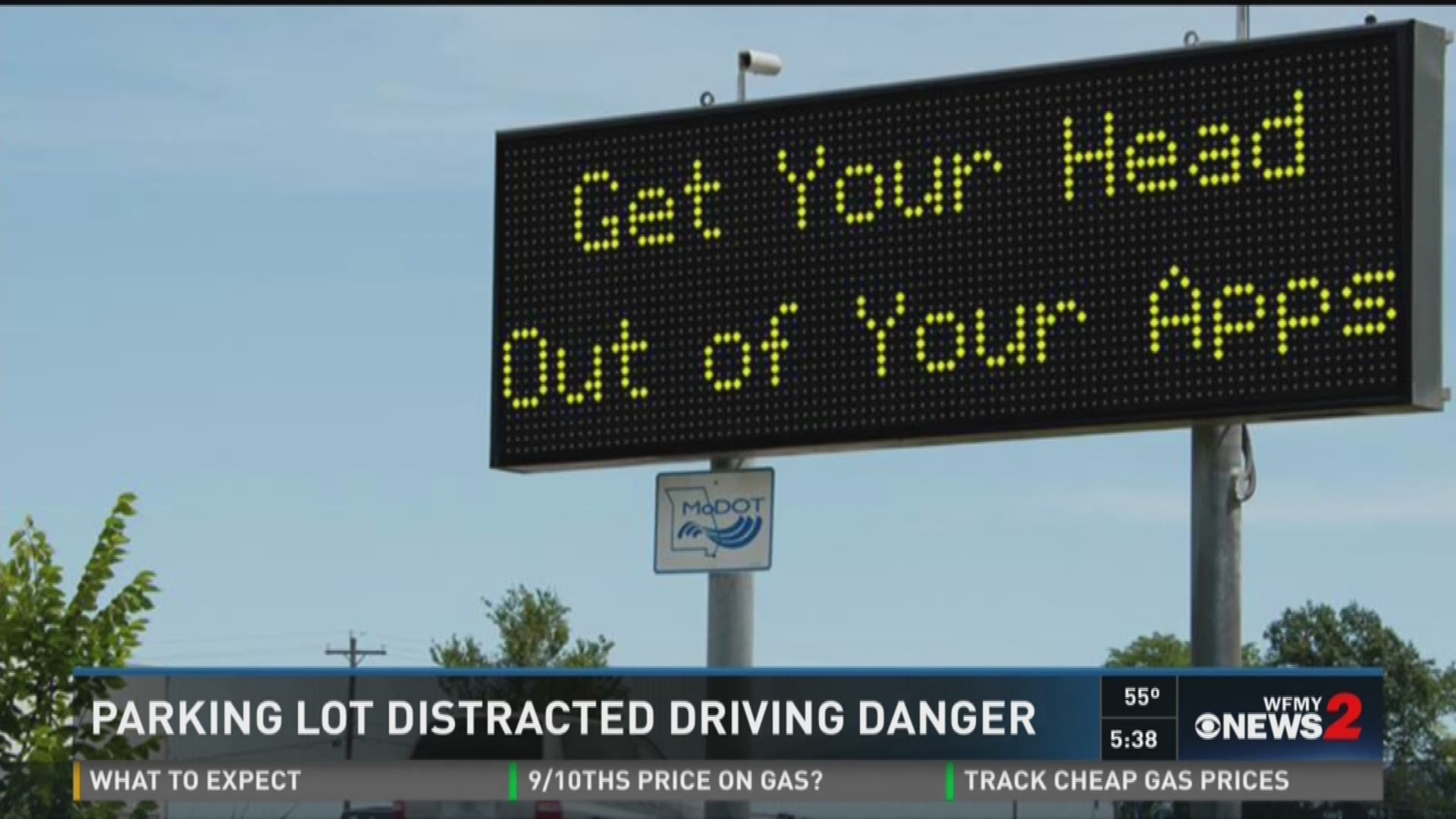 Parking Lot Distracted Driving Danger