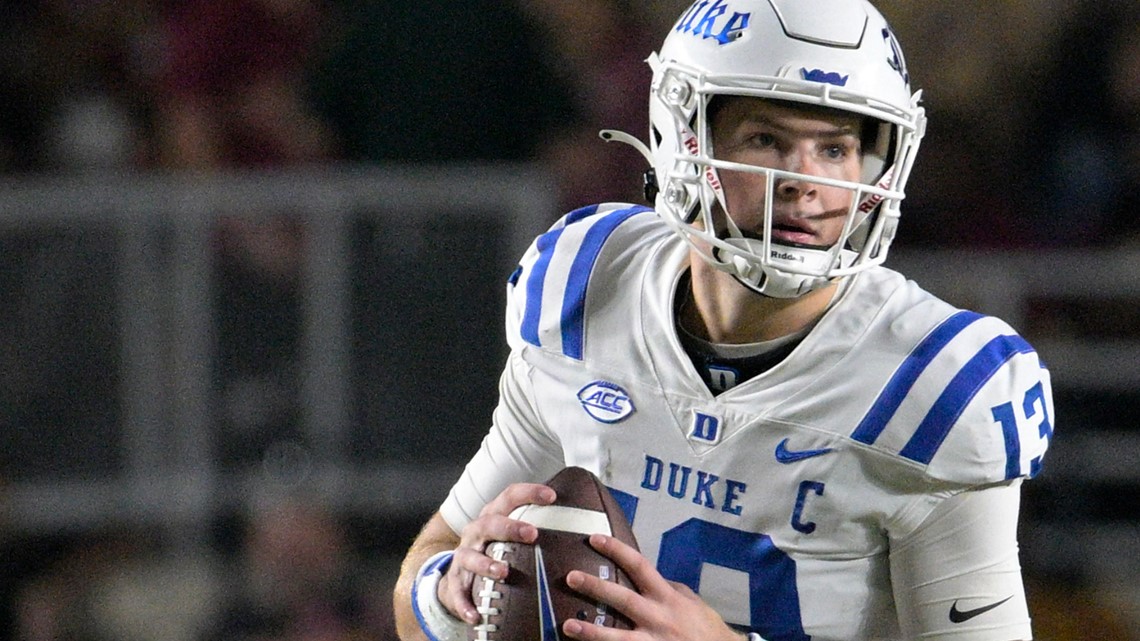 Duke s QB Riley Leonard enters transfer portal wfmynews2