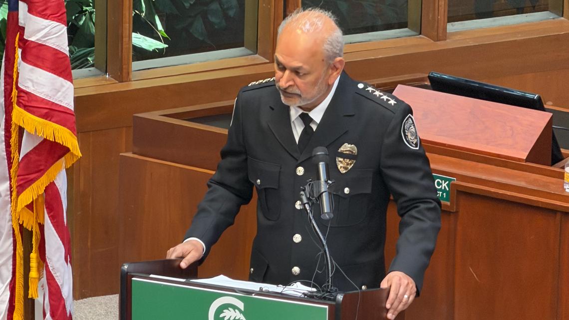 Greensboro Police Department swears in new Chief Kamran Afzal