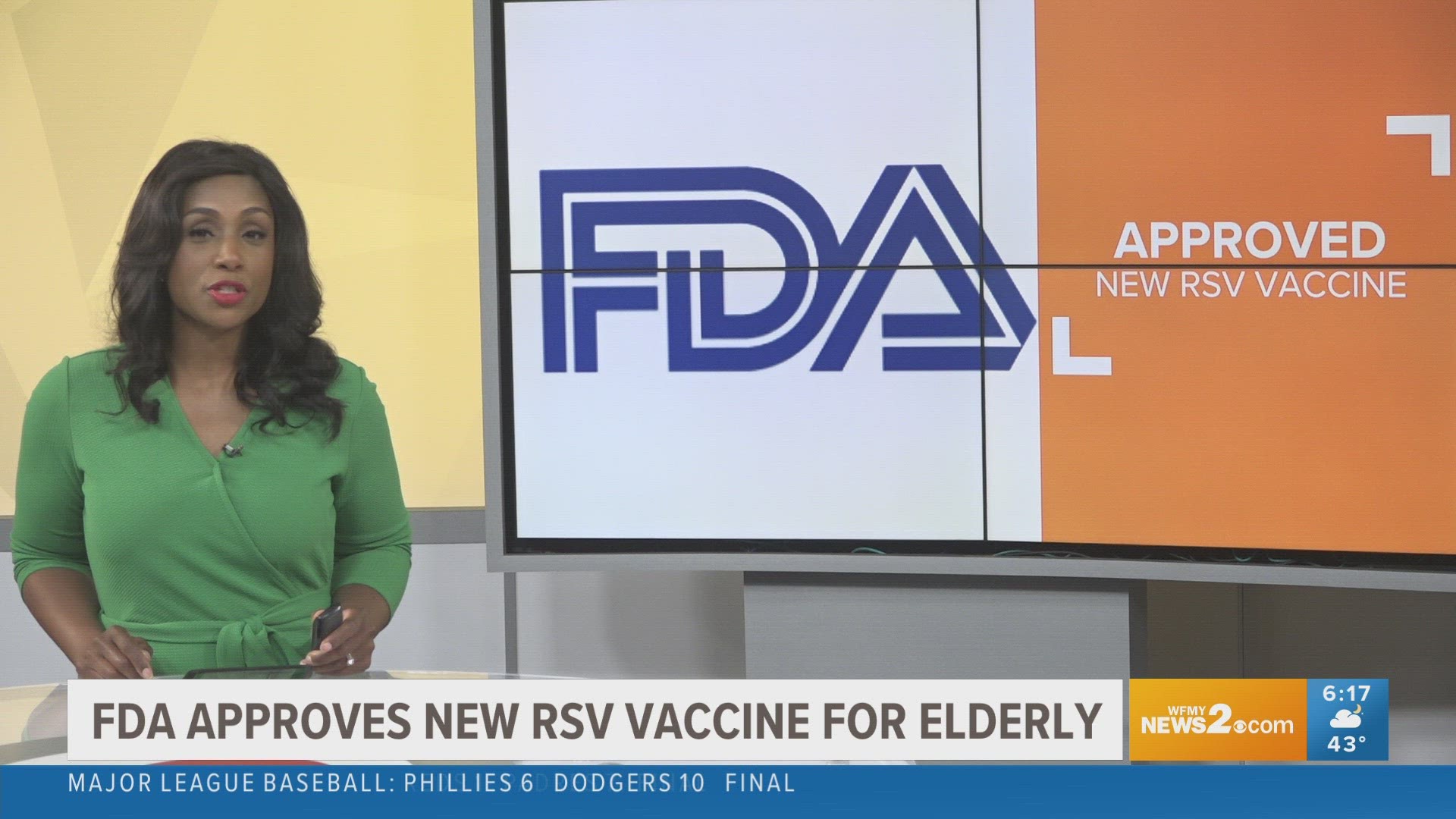 The FDA approved the first RSV vaccine.