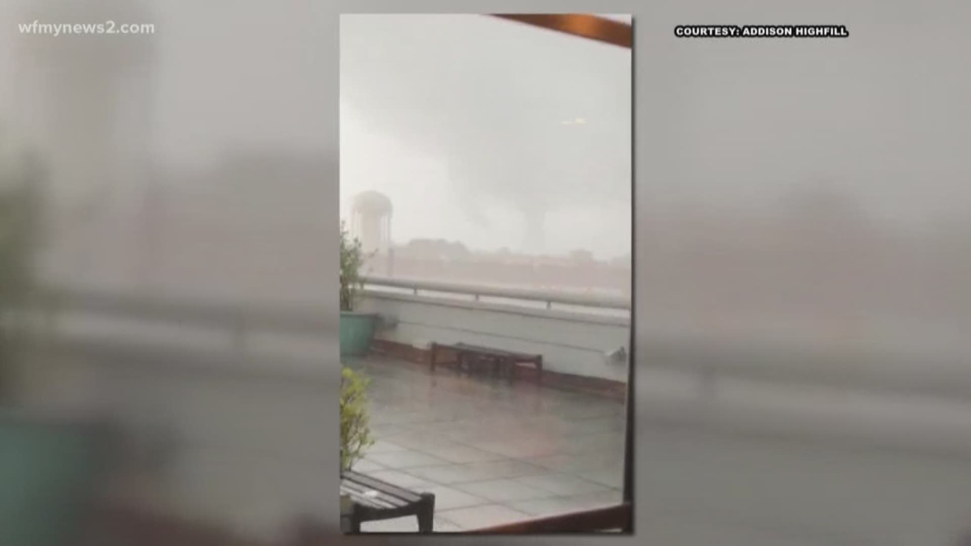 Addison Highfill captured the first video of the tornado in downtown Greensboro. He shares what he remembers from that day.