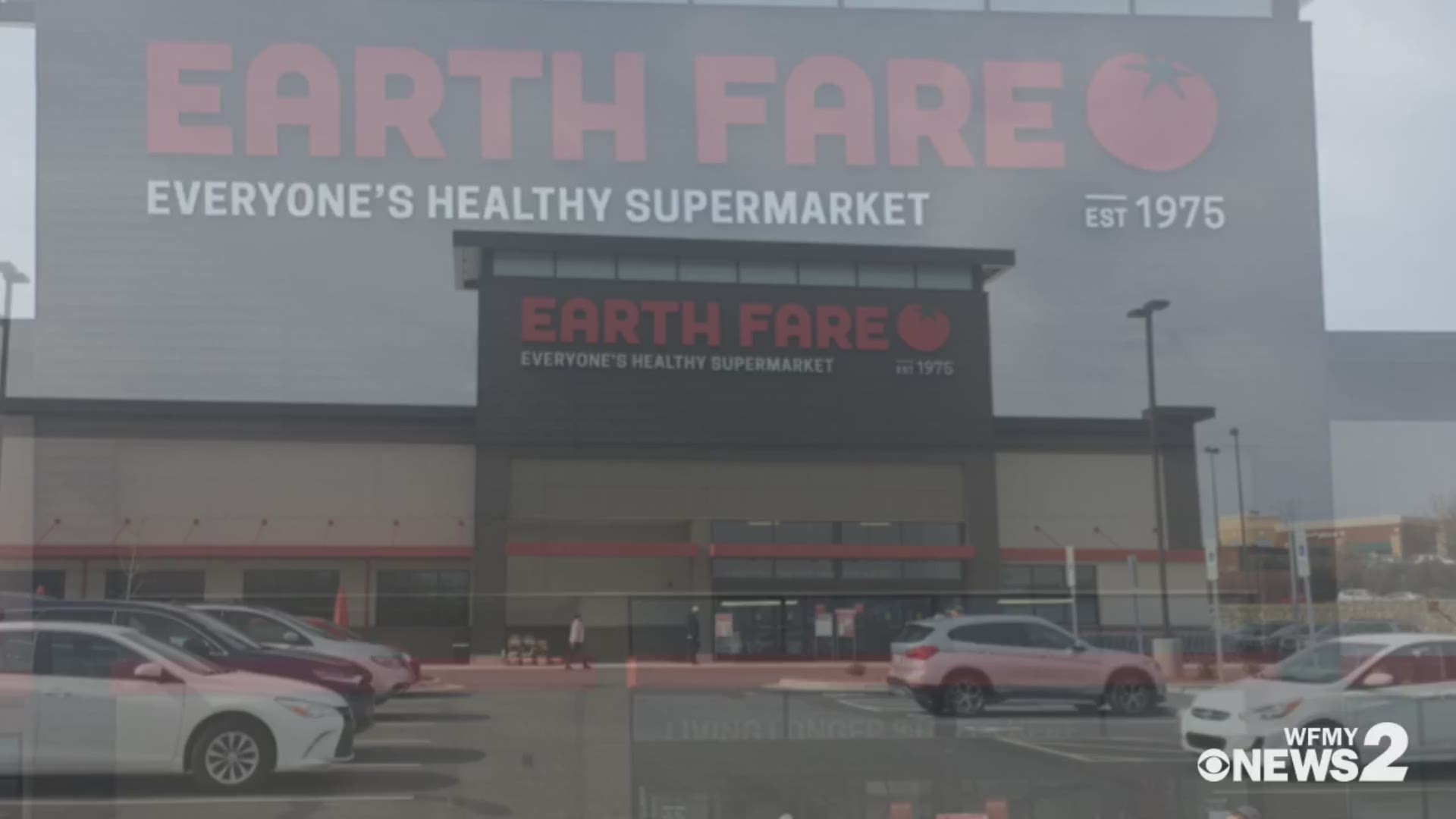 The grocery chain says about 100 people at the Earth Fare stores in Greensboro and High Point will be impacted by the closure.